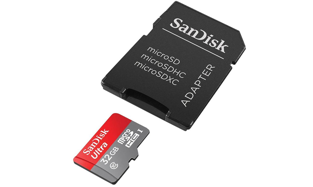 Karta pamięci SanDisk Ultra microSDHC 32 GB wytrzymałość