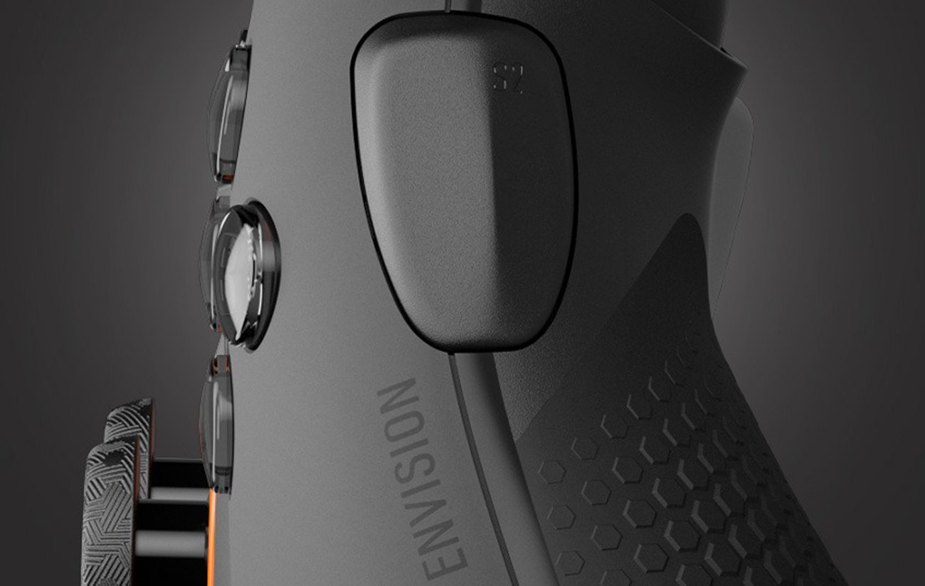 Kontroler bezprzewodowy SCUF Envision Pro Szary - Boczne przyciski SAX