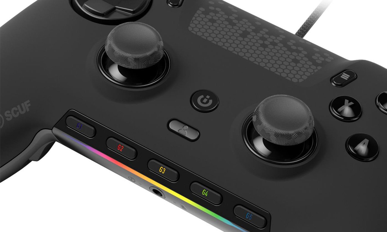 Kontroler przewodowy SCUF Envision Czarny - Zyskaj przewagę dzięki przyciskom G-KEYS