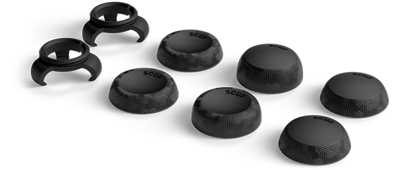 SCUF Universal Thumbsticks Grip (TACTIC) (czarne, 8 szt.)