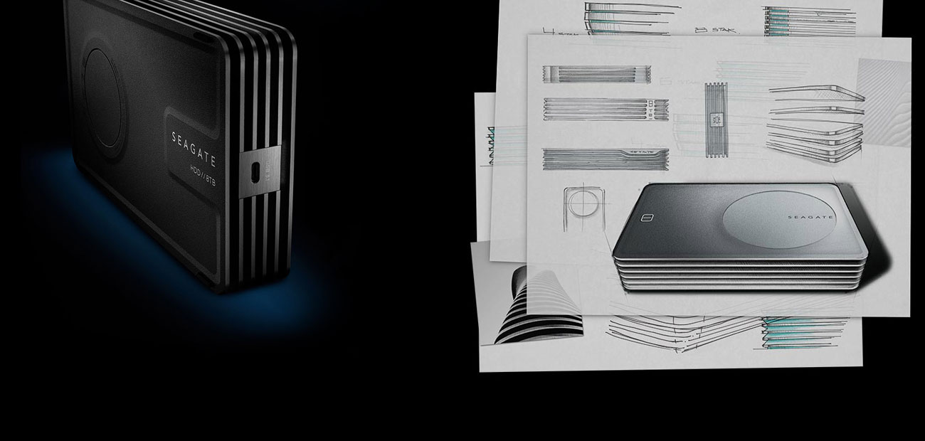 Seagate 8TB Innov8 USB 3.1 czarny STFG8000400 stylowa obudowa