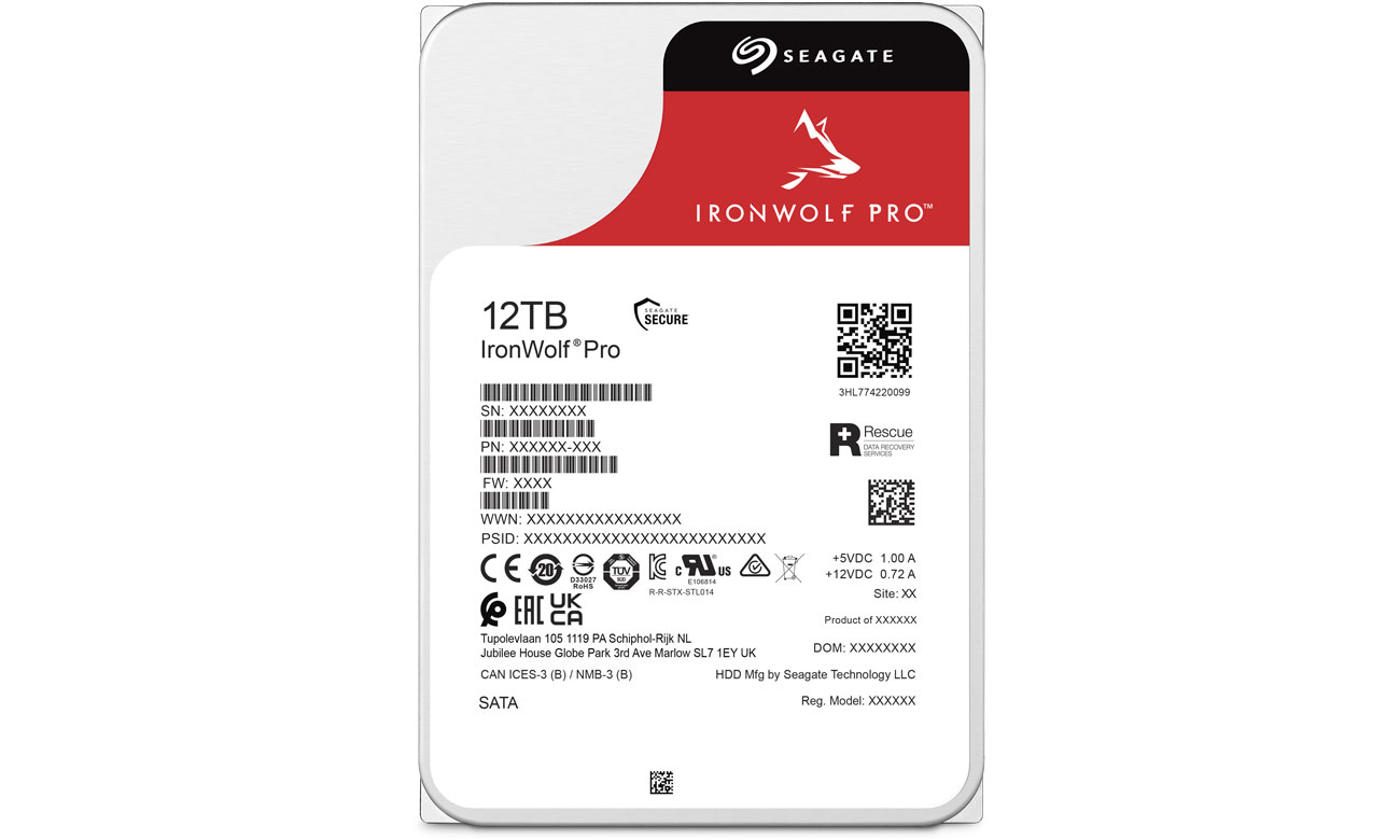 Seagate IRONWOLF Pro ST12000NE0008