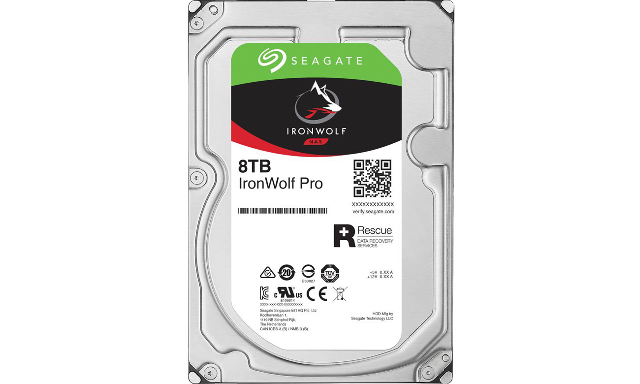 Dysk HDD Seagate 8TB 7200obr. 256MB IronWolf Pro ST8000NE0004