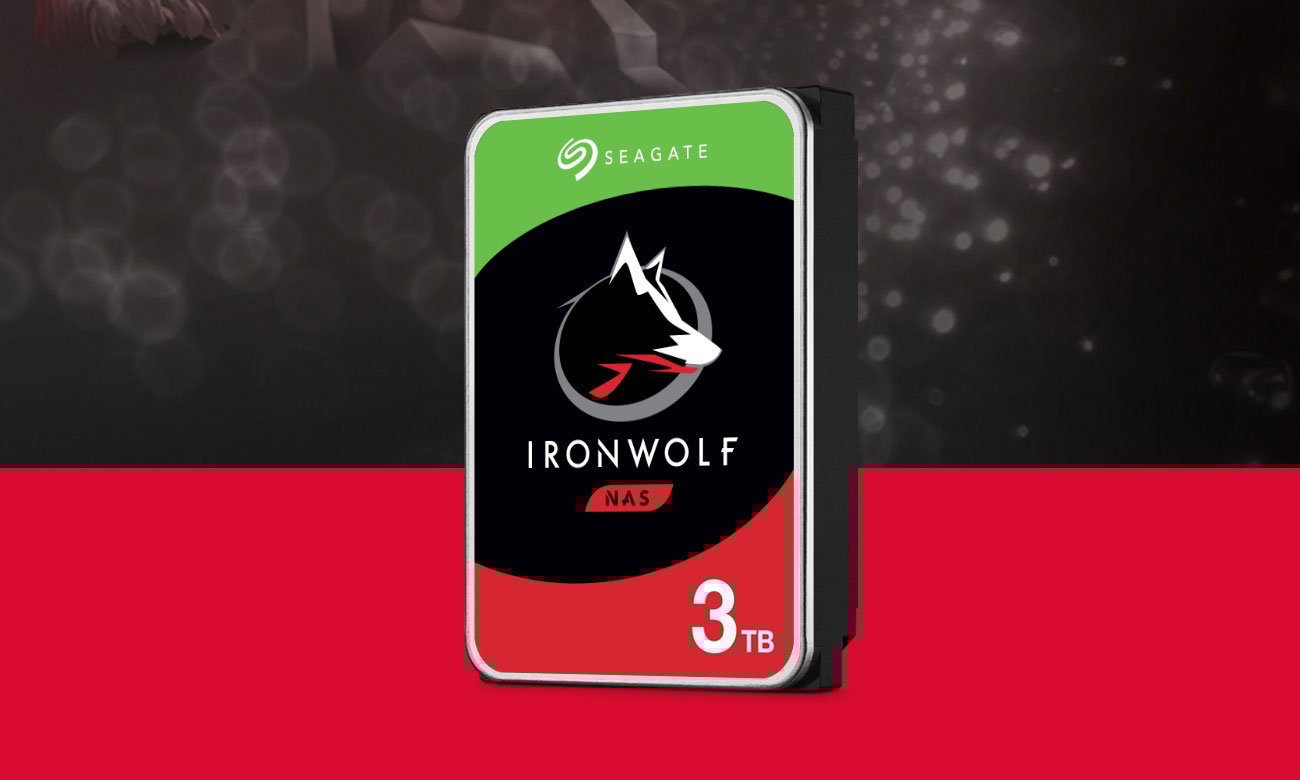 Seagate IRONWOLF 3TB 5900obr. 64MB ST3000VN007