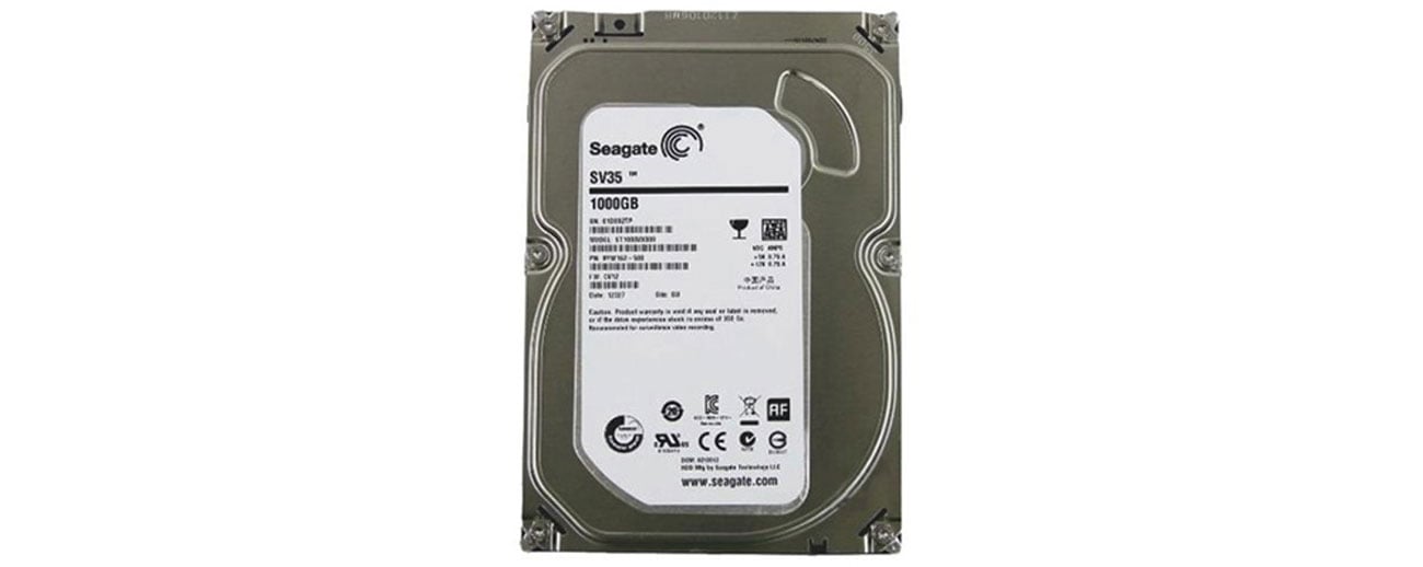Dysk twardy SATA III Seagate 1TB SV35 7200obr. 64MB pamiec masowa monitoring
