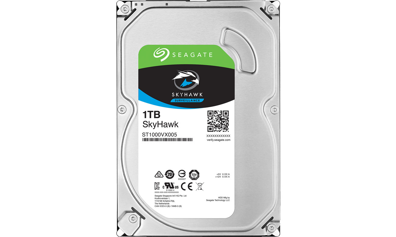 Dysk HDD Seagate 1TB 64MB SkyHawk ST1000VX005