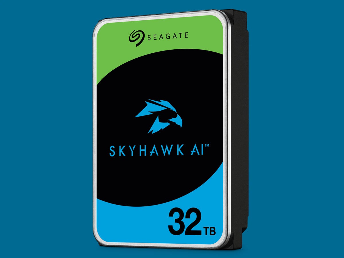 Dysk Seagate SkyHawk AI 32 TB - Grafika z tłem