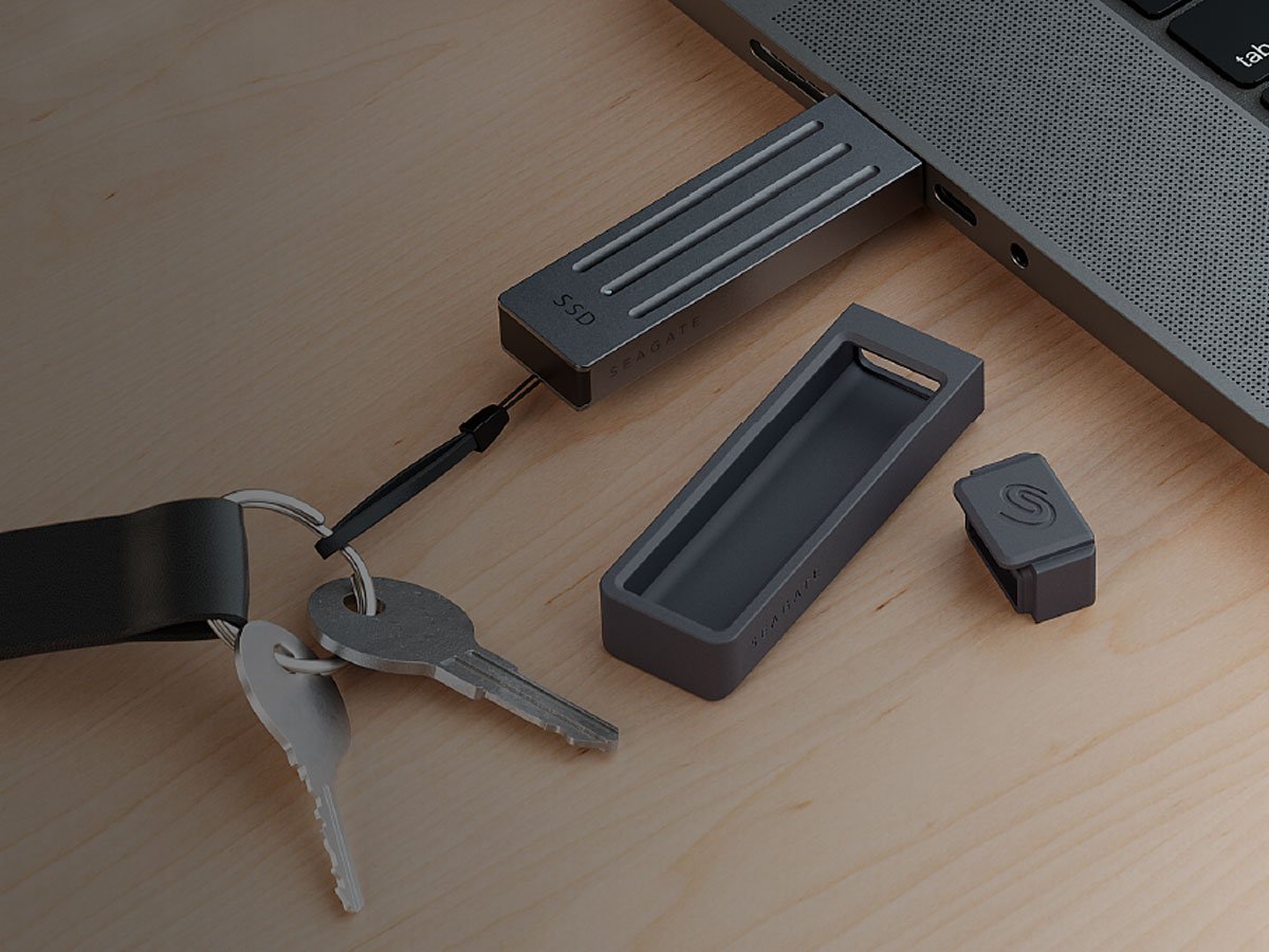 Dysk zewnętrzny Seagate Ultra Compact SSD - Grafika lifestyle