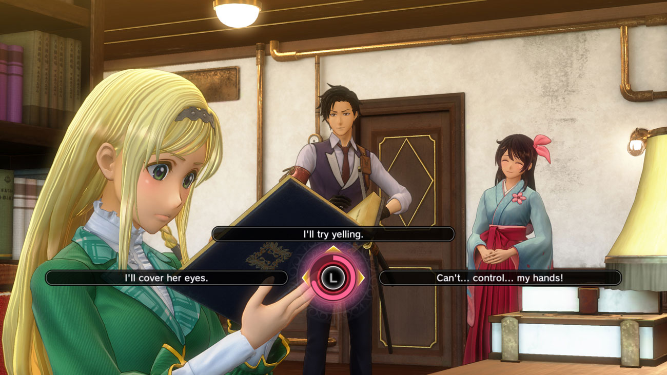 Sakura Wars - Wybory i relacje między postaciami