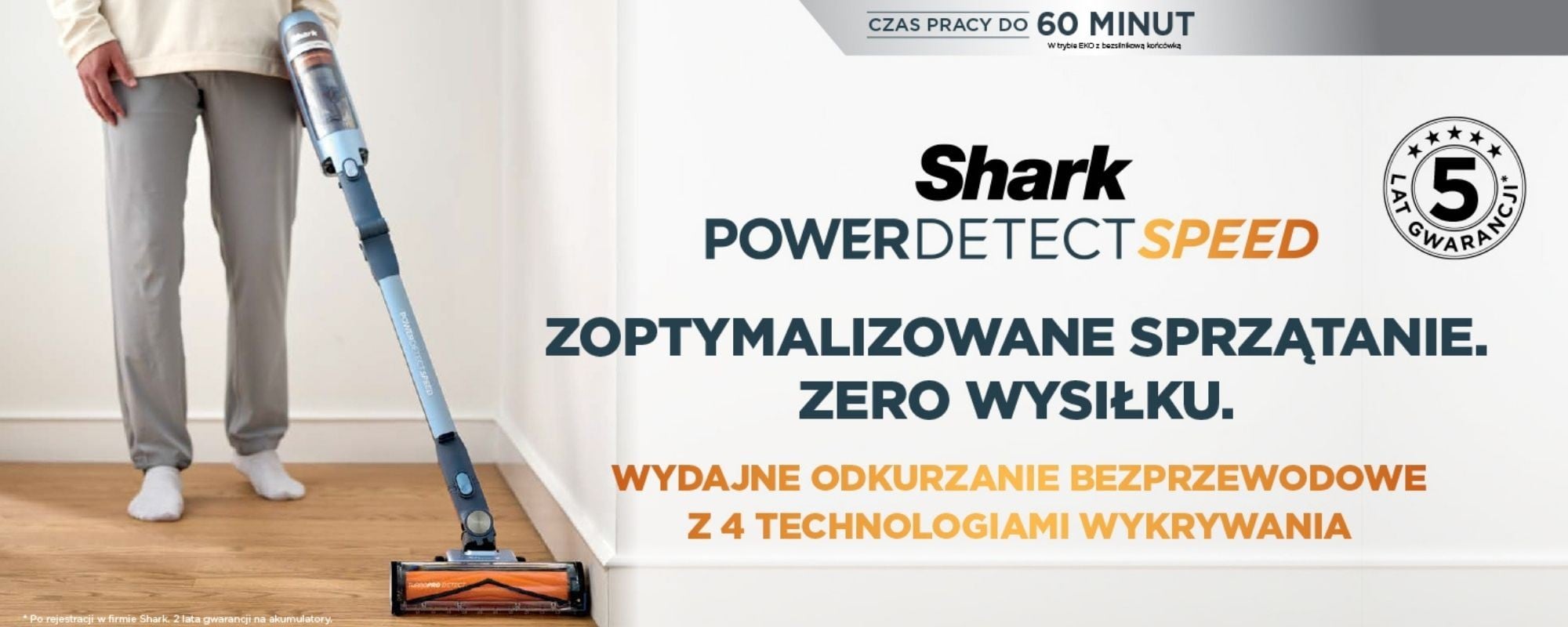 Shark PowerDetect Speed IA3244EUT – zoptymalizowane sprzątanie, zero wysiłku