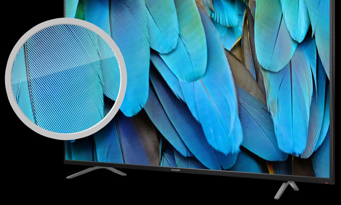 Sharp 70GP6760E jakość 4K
