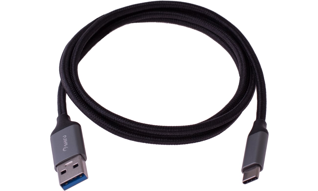 SHIRU Kabel USB typ C - USB 3.1 w oplocie SCUC-03