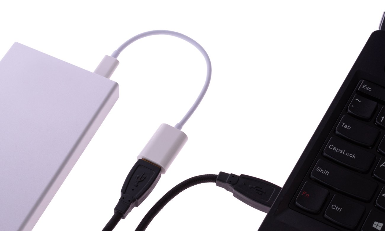 SHIRU Adapter USB typ C do USB (F) OTG SCUCA-03