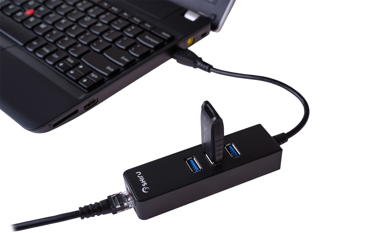 SHIRU Hub USB Gigabit Ethernet SHU-02