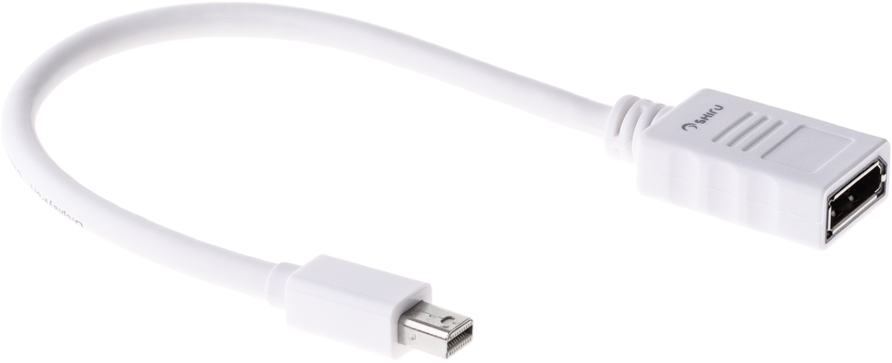 SHIRU Adapter mini DisplayPort do DisplayPort SMDPDPF-01