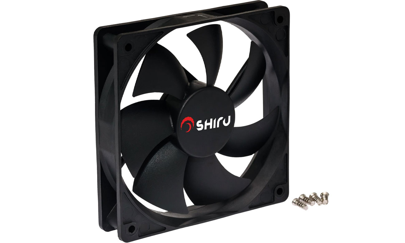Wentylator SHIRU 120 3-pin 13,6 wydajność chłodzenia optymalna budowa podzespoły