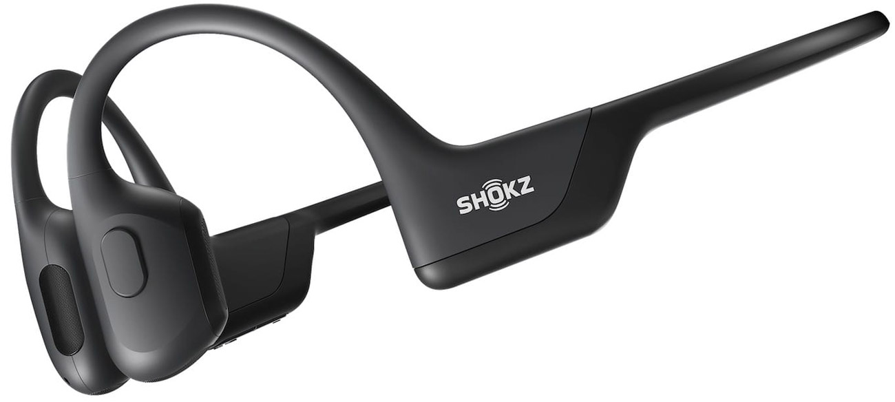 Słuchawki bezprzewodowe Shokz OpenRun Pro Mini Black - Widok z boku