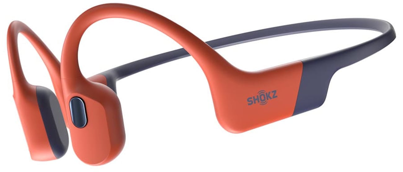 Słuchawki bezprzewodowe Shokz OpenSwim Pro Czerwone - Widok ogólny