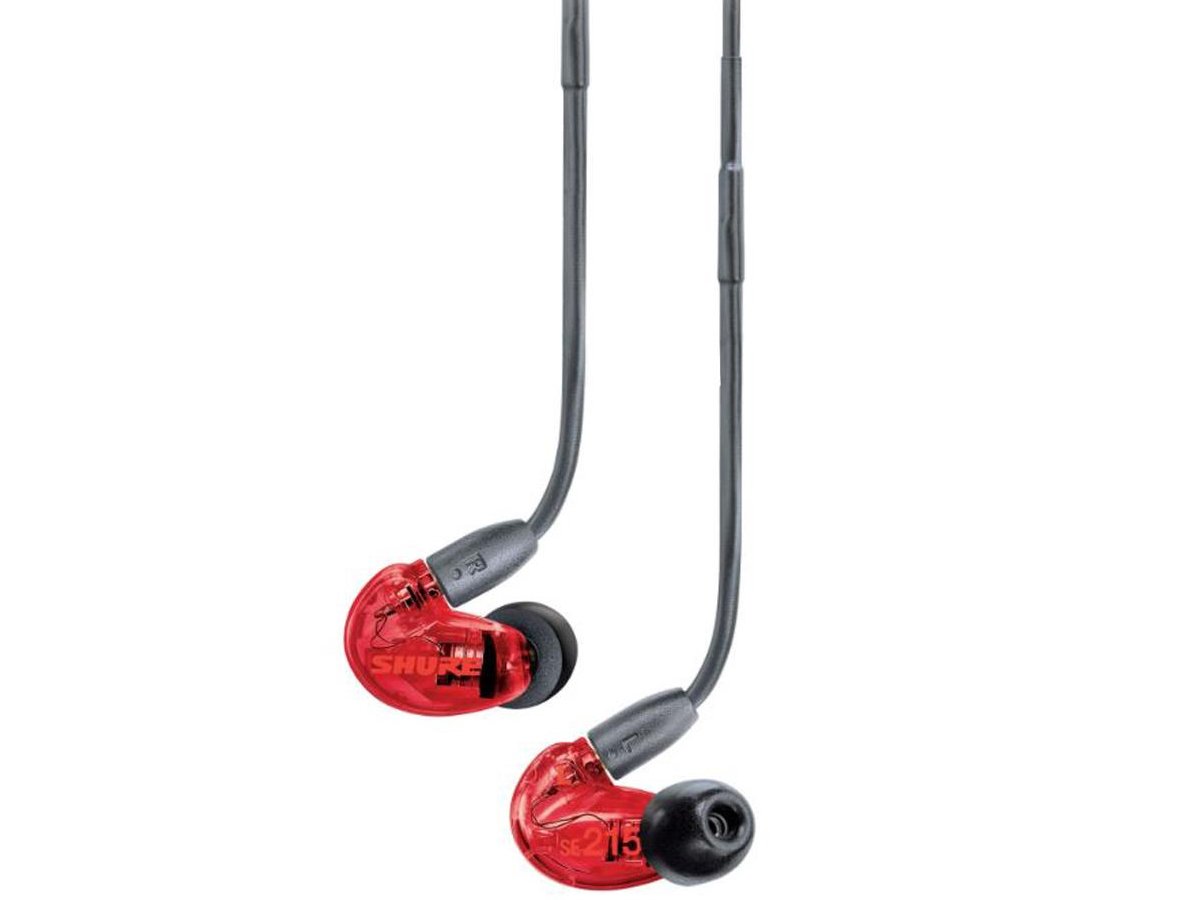 Shure Słuchawki SE215SPE-RD-EFS czerwone