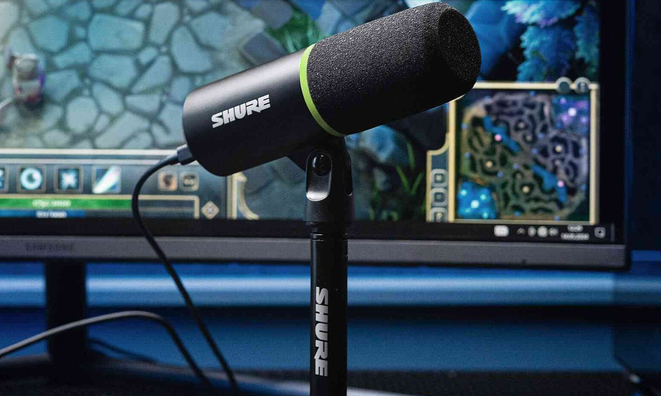 Mikrofon USB do gier Shure MV6 - Grafika lifestyle