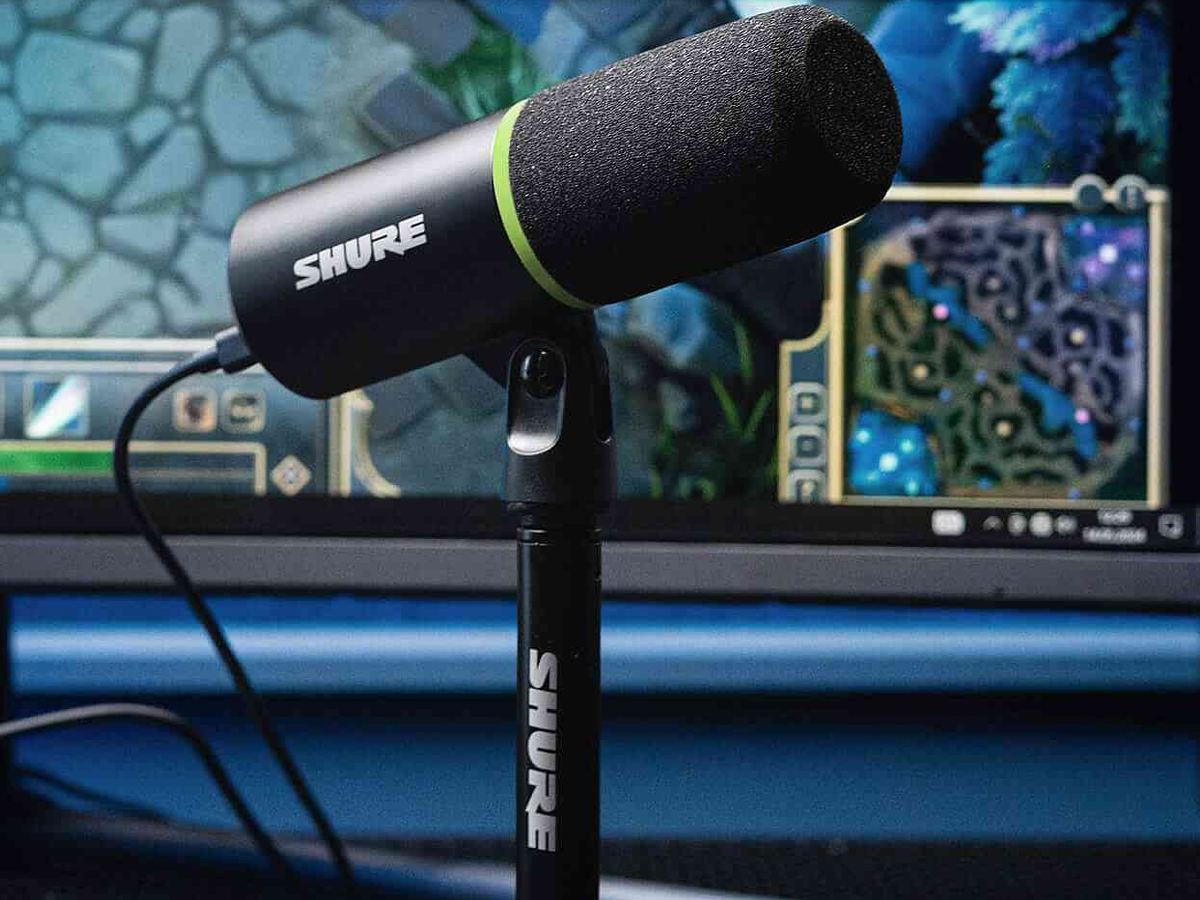 Mikrofon USB do gier Shure MV6 - Grafika lifestyle