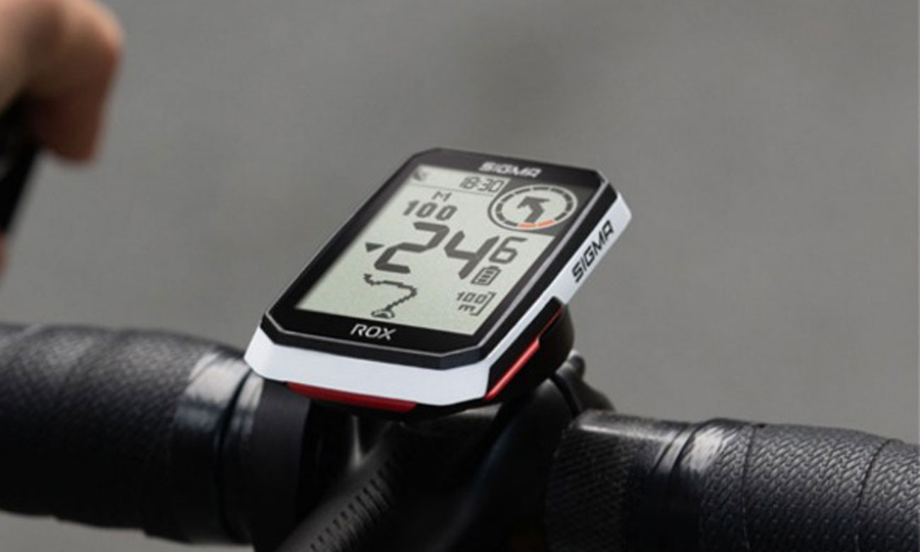 Komputer rowerowy Sigma Sport ROX 4.0 ENDURANCE Biały - Grafika lifestyle