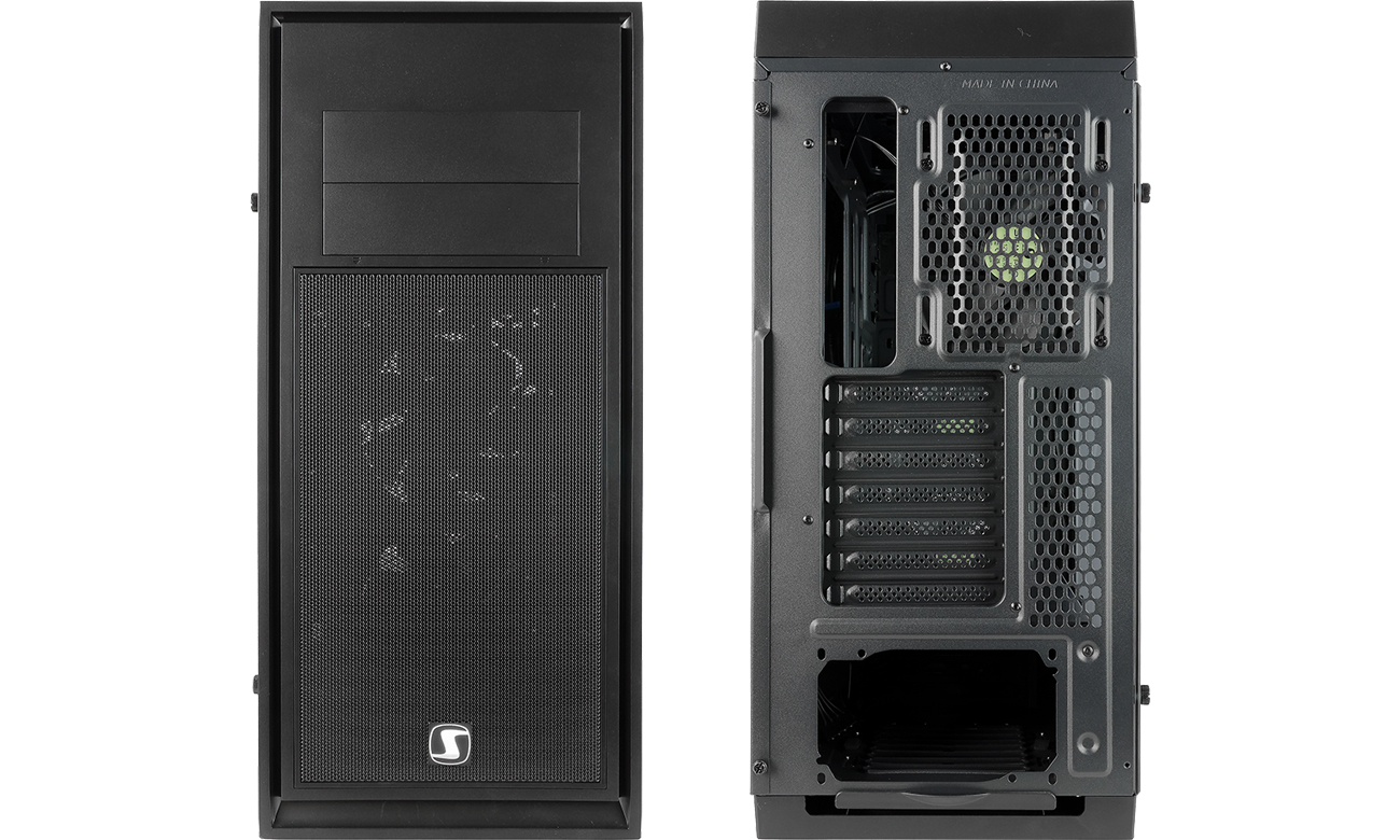 SilentiumPC Aquarius X70T Pure Black przód i tył