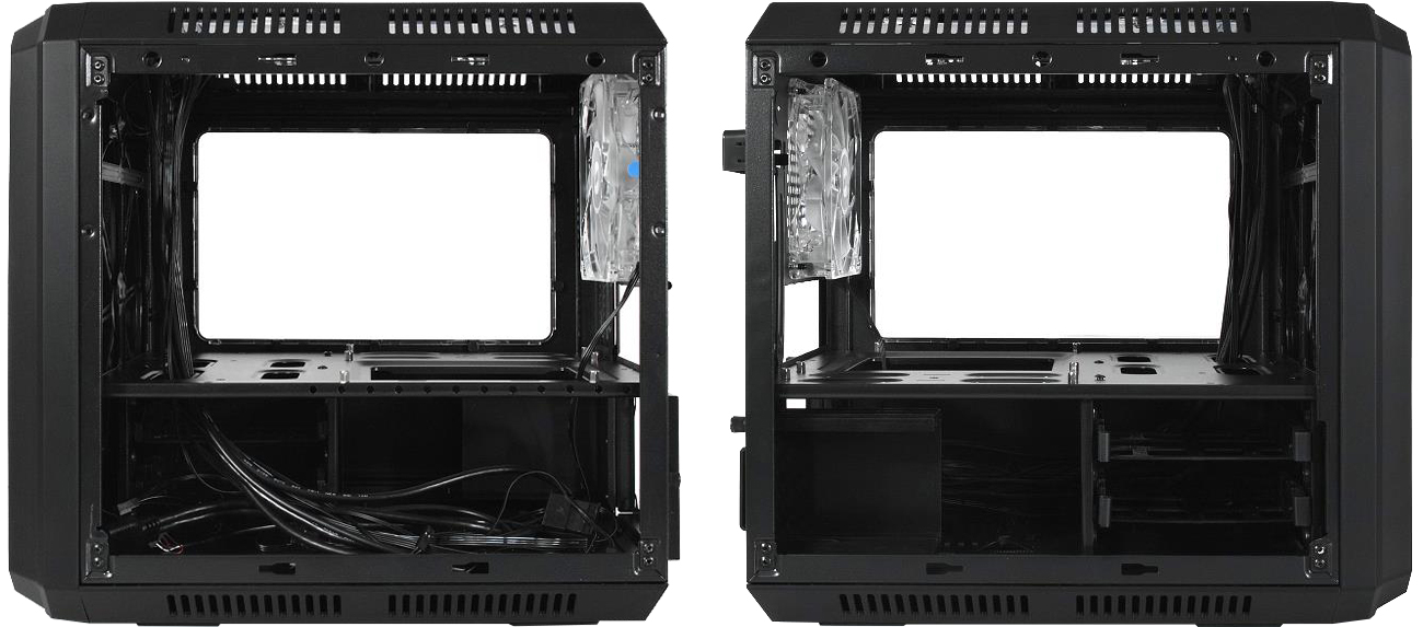 SilentiumPC Alea S25W Pure Black widok wnętrza