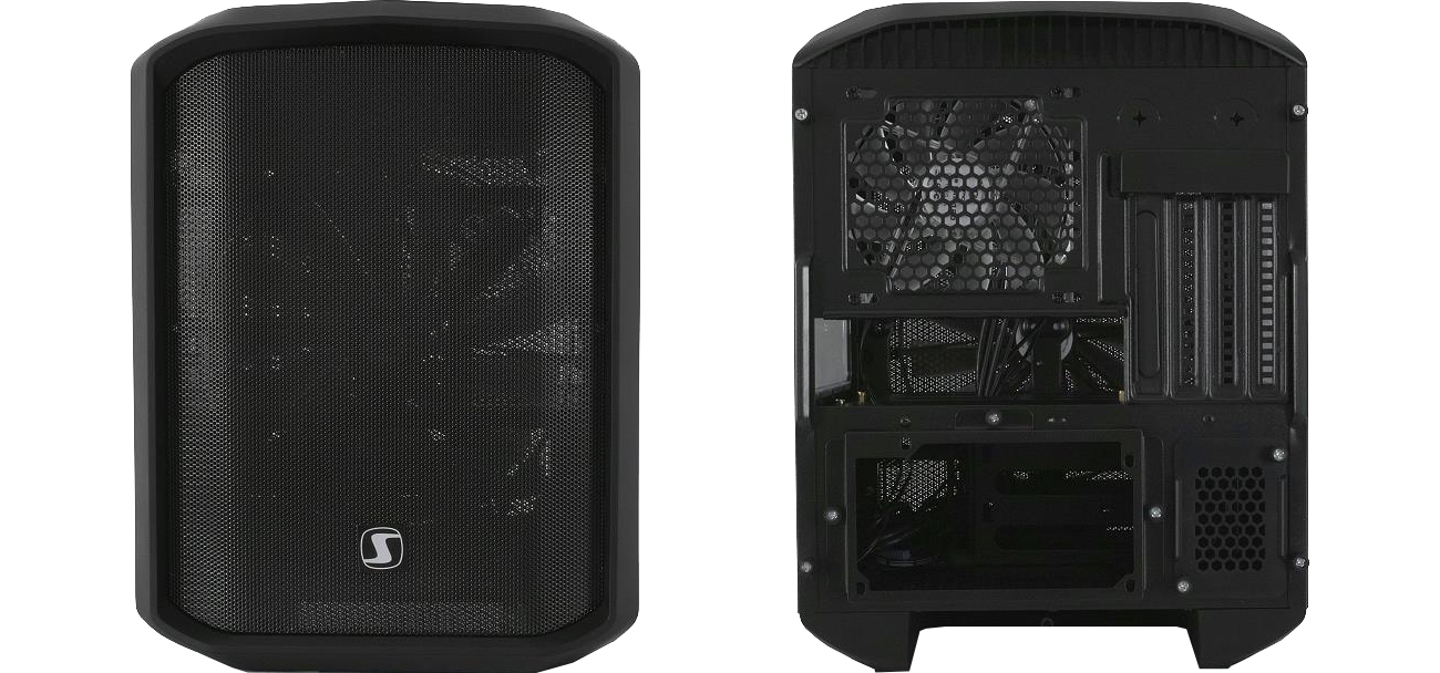 SilentiumPC Alea S35W Pure Black przód i tył