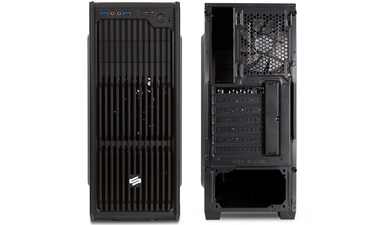 SilentiumPC Regnum RG2W Pure Black przód i tył