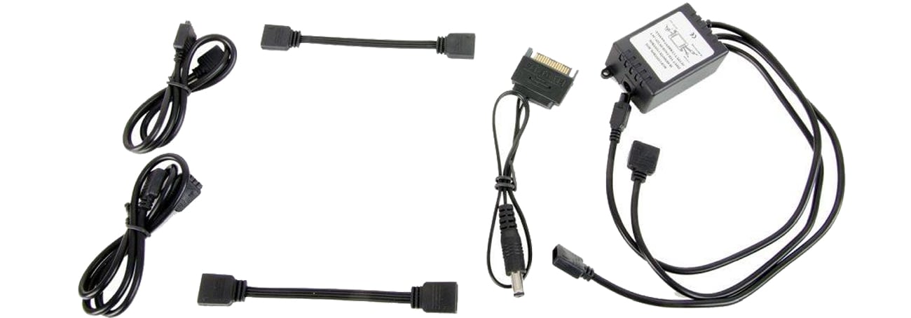 SilentiumPC Aurora II Remote RGB-302 przewody