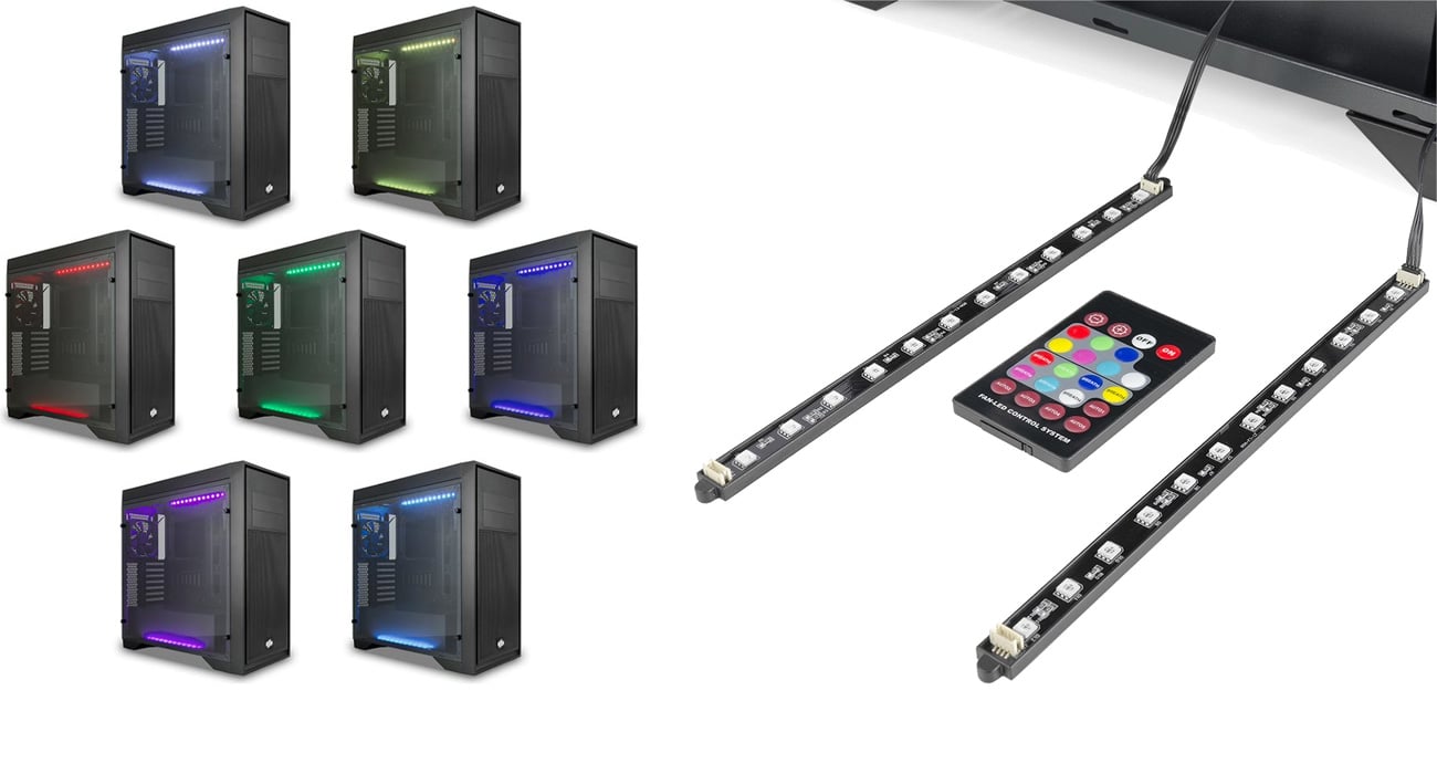 SilentiumPC Aquarius X70T Pure Black podświetlennie LED
