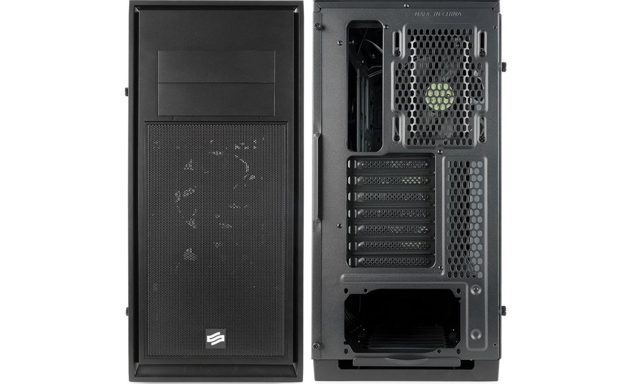 SilentiumPC Aquarius X70T Pure Black przód i tył