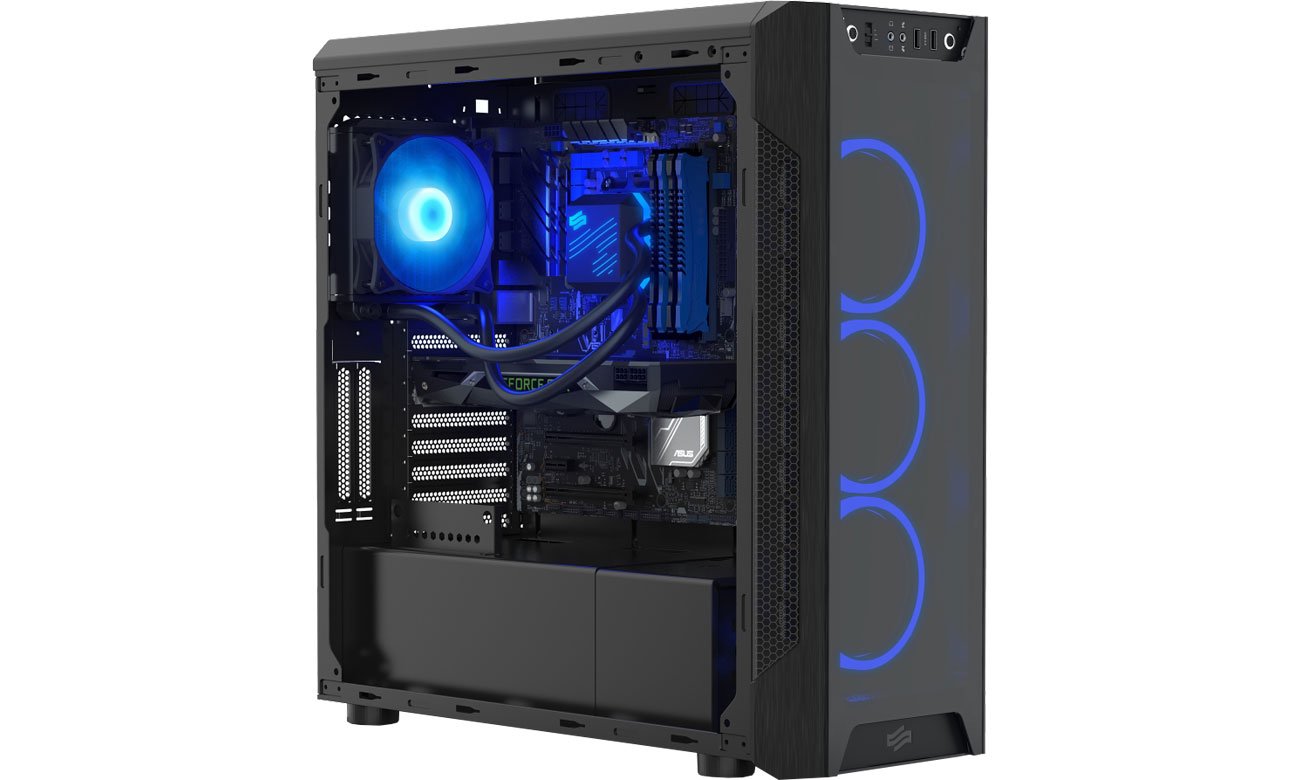 SilentiumPC Navis RGB 120 w obudowie