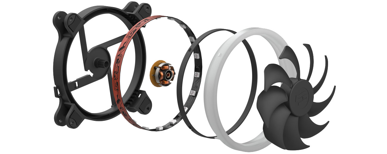 SilentiumPC Corona HP RGB - Konstrukcja