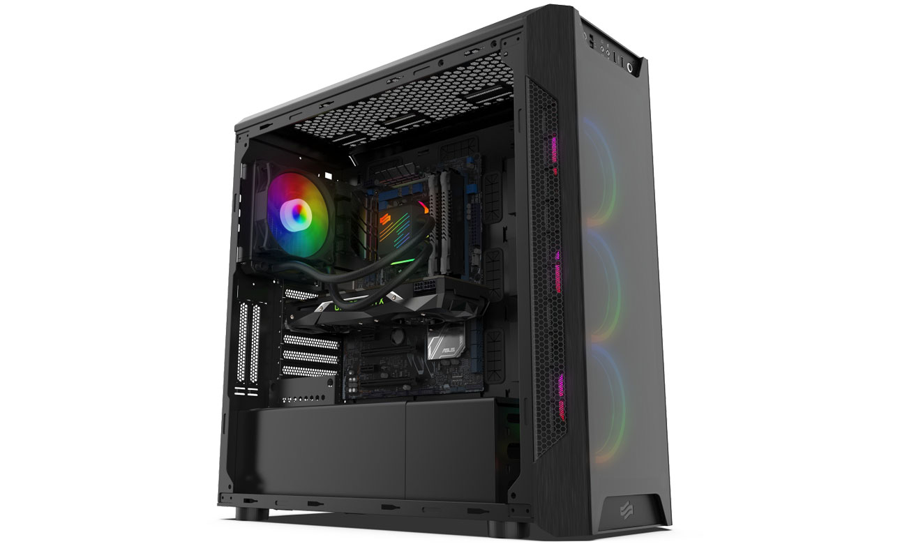 SilentiumPC Navis Evo ARGB 120 - Podświetlenie RGB w obudowie