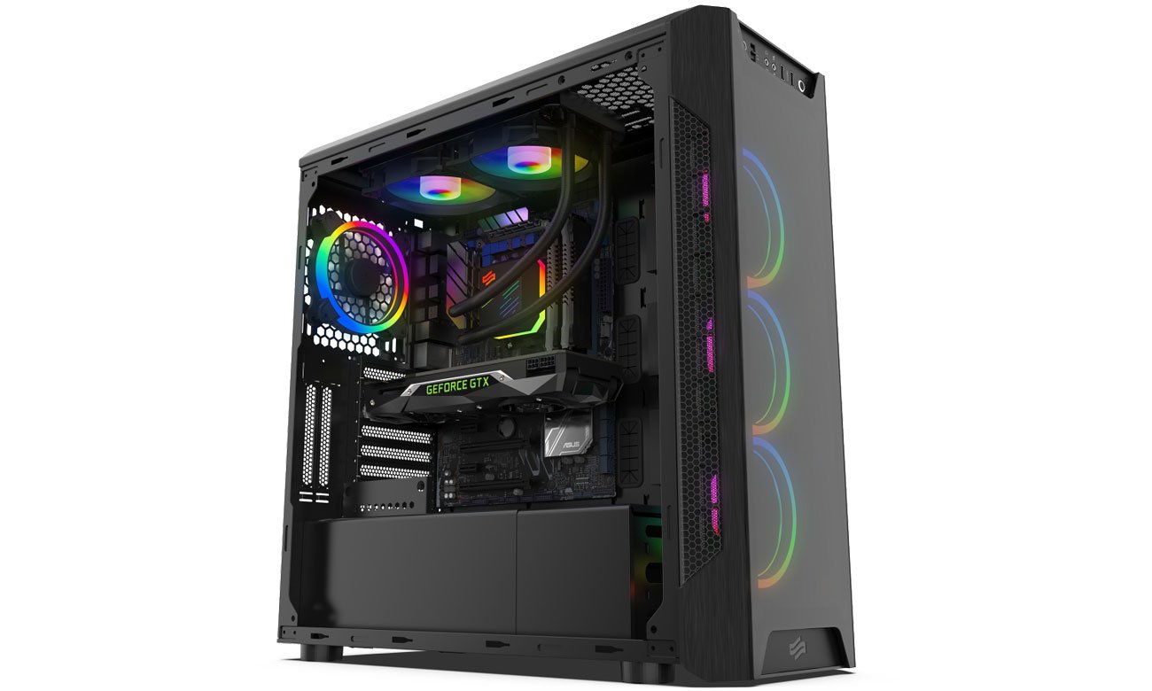 SilentiumPC Navis Evo ARGB 240 - Podświetlenie RGB w obudowie
