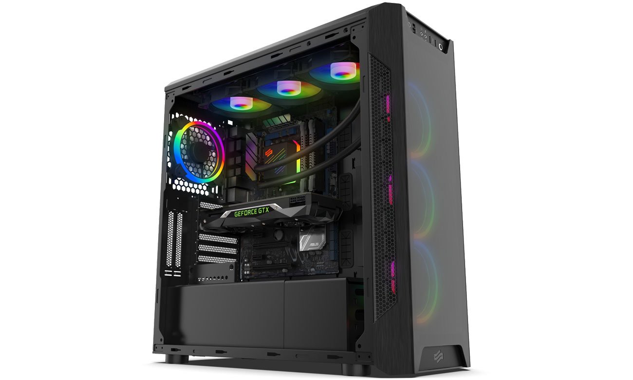 SilentiumPC Navis Evo ARGB 360 - Podświetlenie RGB w obudowie