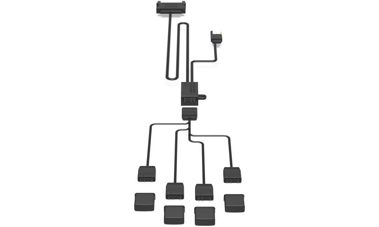 SilentiumPC Nano-Reset ARGB - Okablowanie