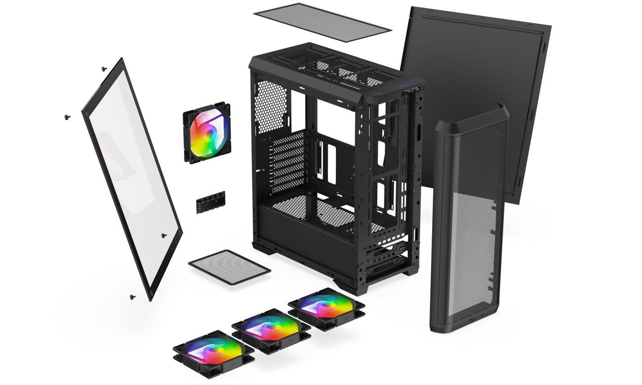 Obudowa SilentiumPC Ventum VT4V Evo TG ARGB