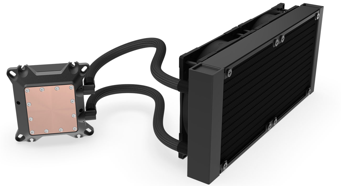 SilentiumPC Navis F240 ARGB widok z tyłu