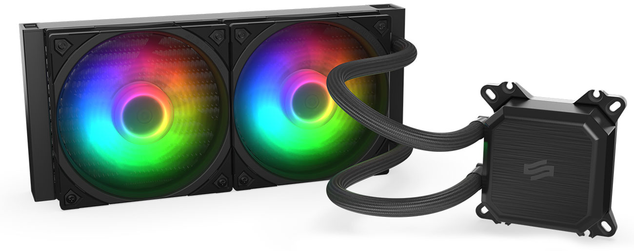 SilentiumPC Navis F240 ARGB wbudowane podświetlenie