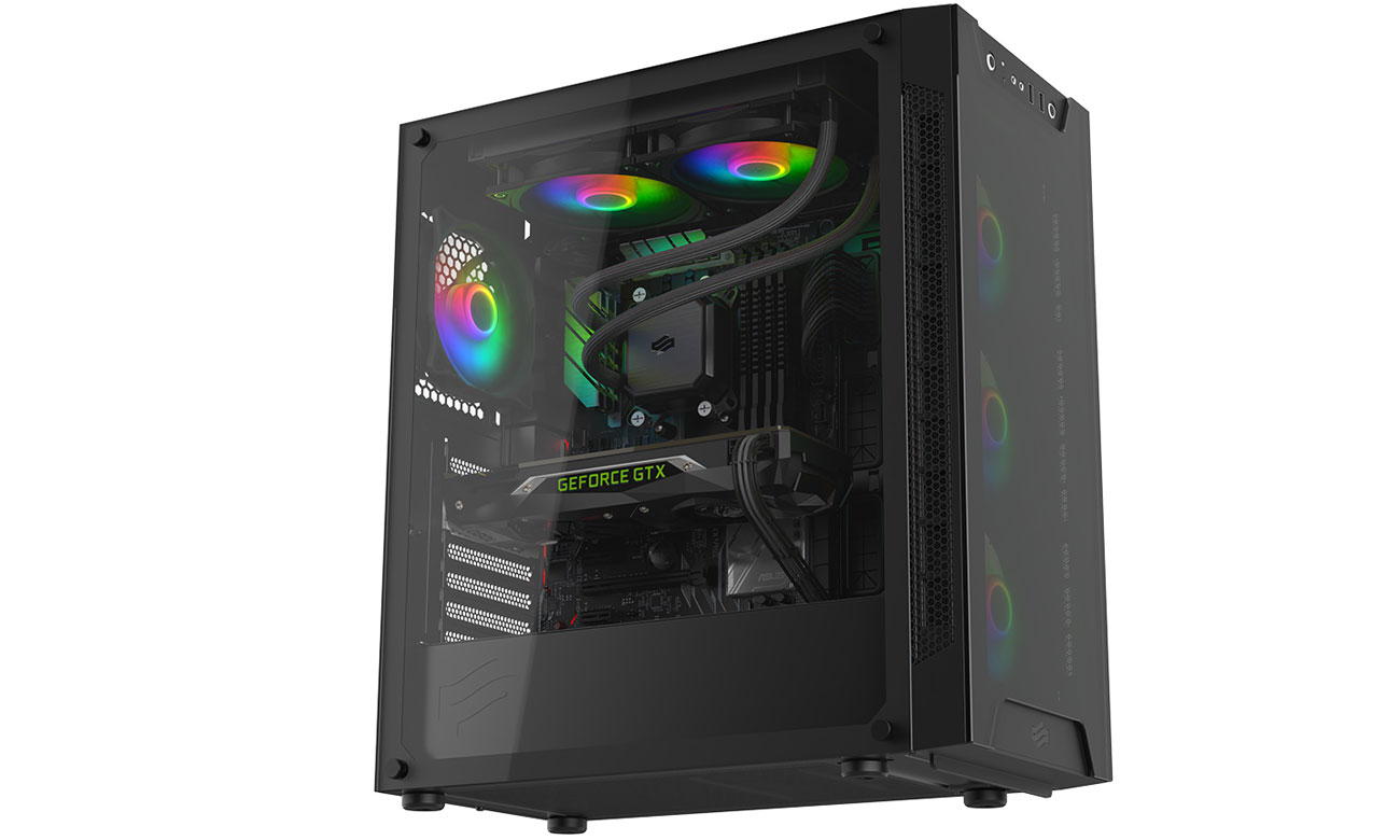 SilentiumPC Navis F240 ARGB w obudowie