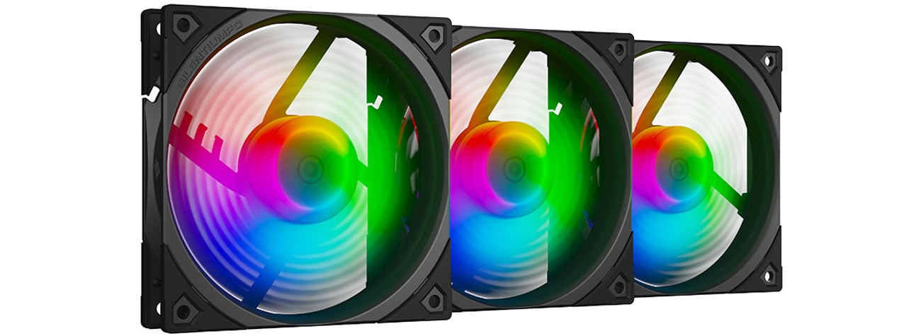 SilentiumPC Fluctus 120 PWM ARGB podświetlenie