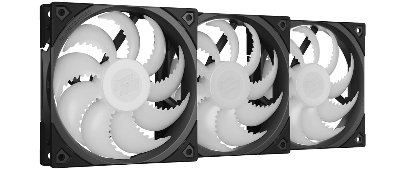 Wentylatory SilentumPC Fluctus 120 PWM ARGB Triple Pack 3x120mm