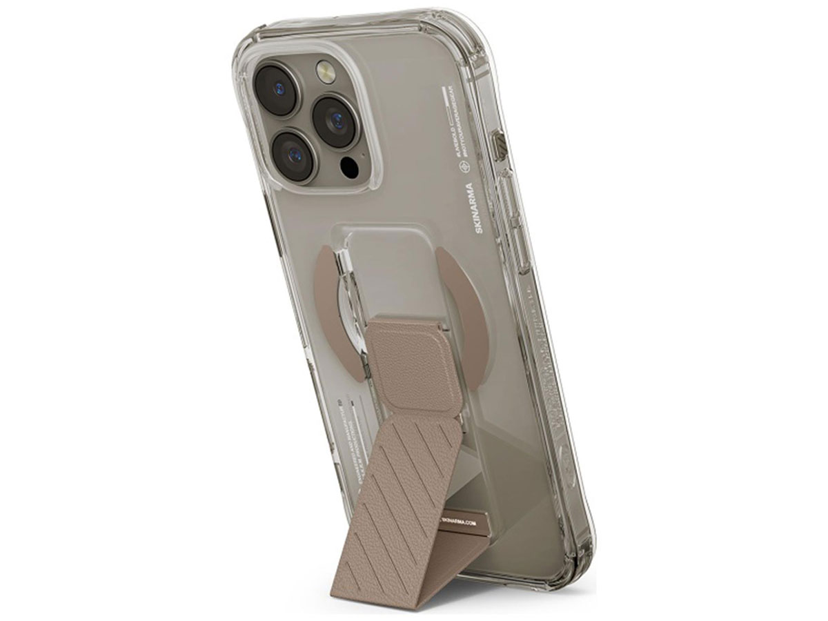 Etui Skinarma Axon do iPhone 16 Pro Max 6.9 Magnetic Grip champagne