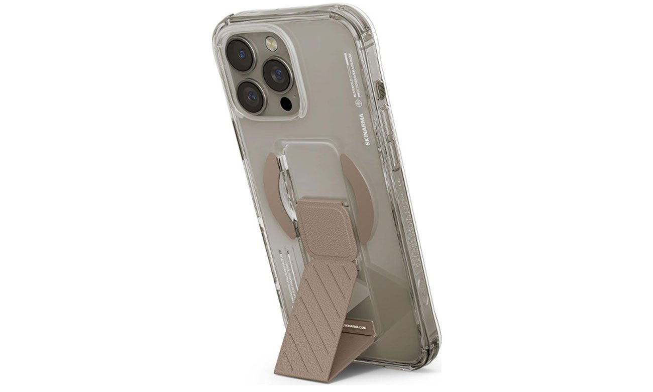 Etui Skinarma Axon do iPhone 16 Pro Max 6.9 Magnetic Grip champagne