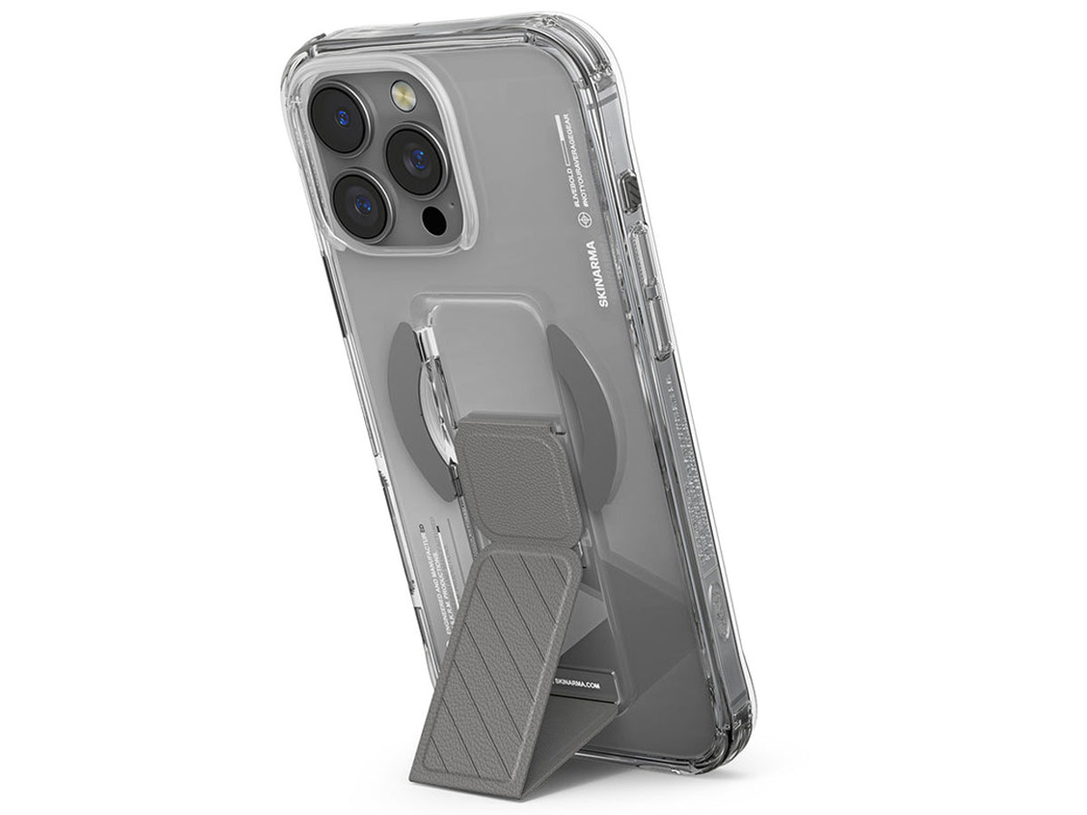 Etui Skinarma Axon do iPhone 16 Pro Max 6.9 Magnetic Grip titanium