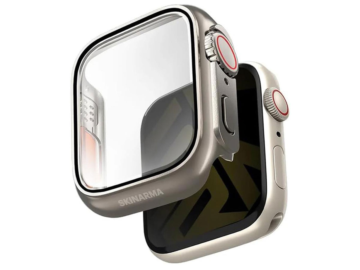 Etui Skinarma Gado Pro Apple Watch 44mm titanium
