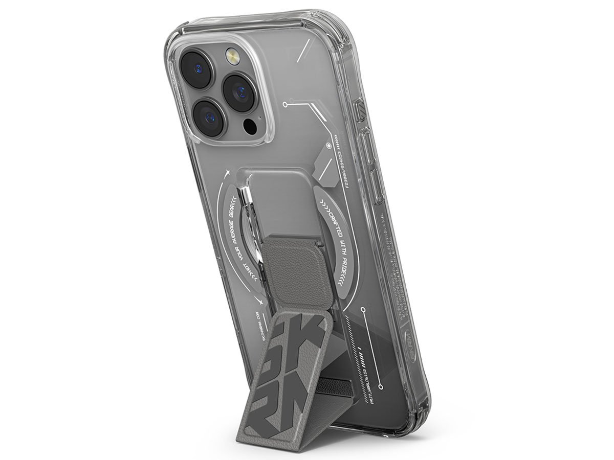 Etui Skinarma Helio do iPhone 16 Pro 6.3 Magnetic Grip titanium